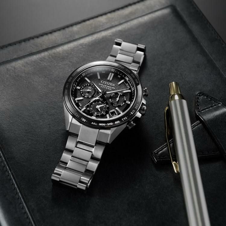 シチズン アテッサ 腕時計 ACT Line ソーラー GPS電波 チタン メンズ 国内正規品 CC4058-67X