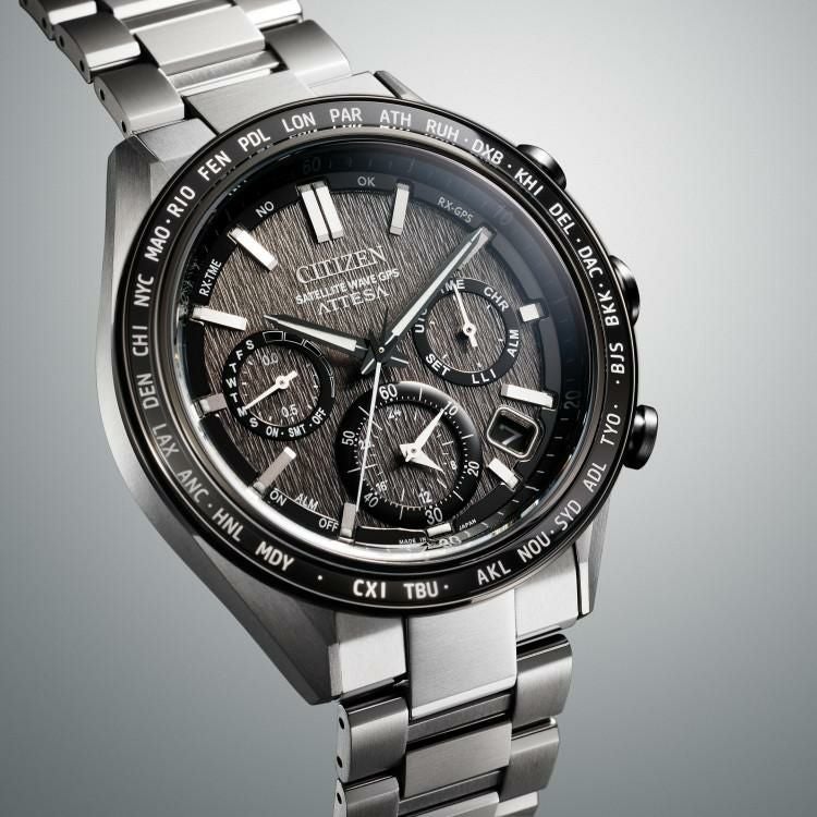 シチズン アテッサ 腕時計 ACT Line ソーラー GPS電波 チタン メンズ 国内正規品 CC4058-67X