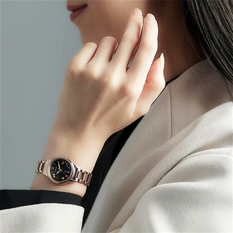 シチズン クロスシー 腕時計 ソーラー電波 チタン HINODE COLLECTION 限定 レディース 国内正規品 ES9497-53E