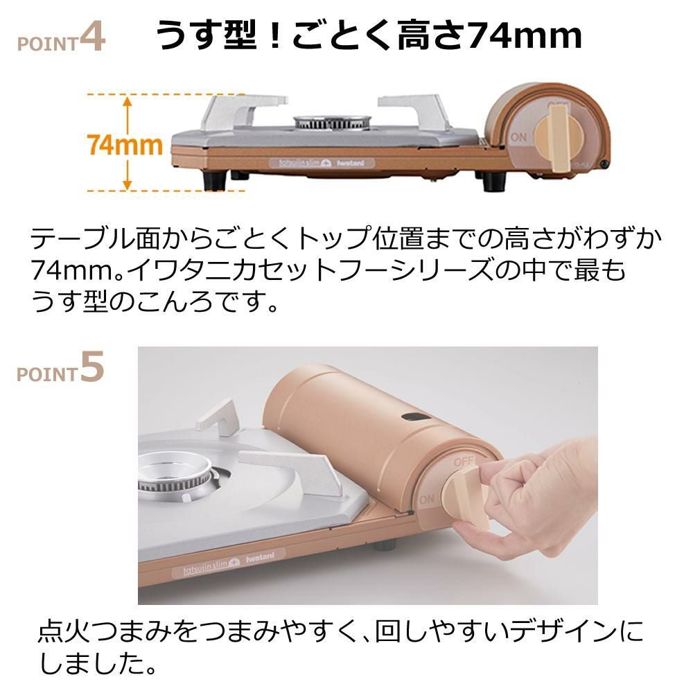 イワタニ カセットコンロ カセットフー 達人スリムプラス CB-TS-PLS 3点セット ラッピング不可