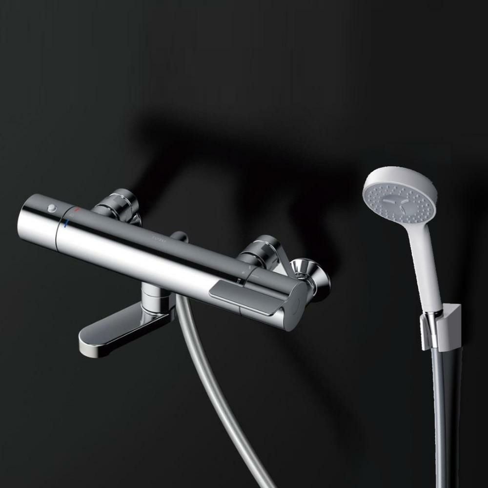 TOTO 浴室用 壁付サーモスタット混合栓 70mm コンフォートウェーブシャワー 90φ TBV03445J1ラッピング不可