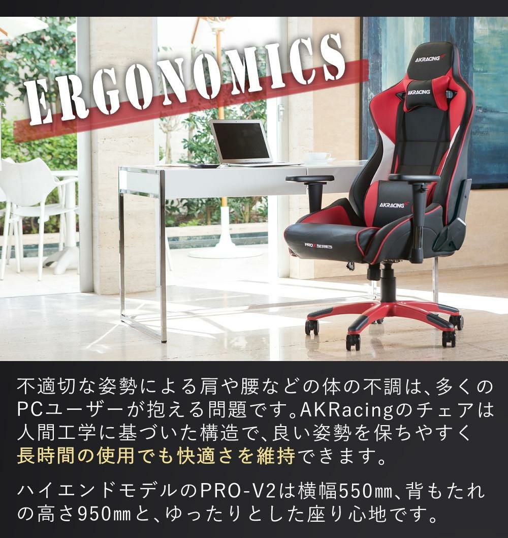 保革クリームレビュー特典付き  AKRACING AKレーシング Pro-X V2 Gaming Chair ゲーミングチェアラッピング不可