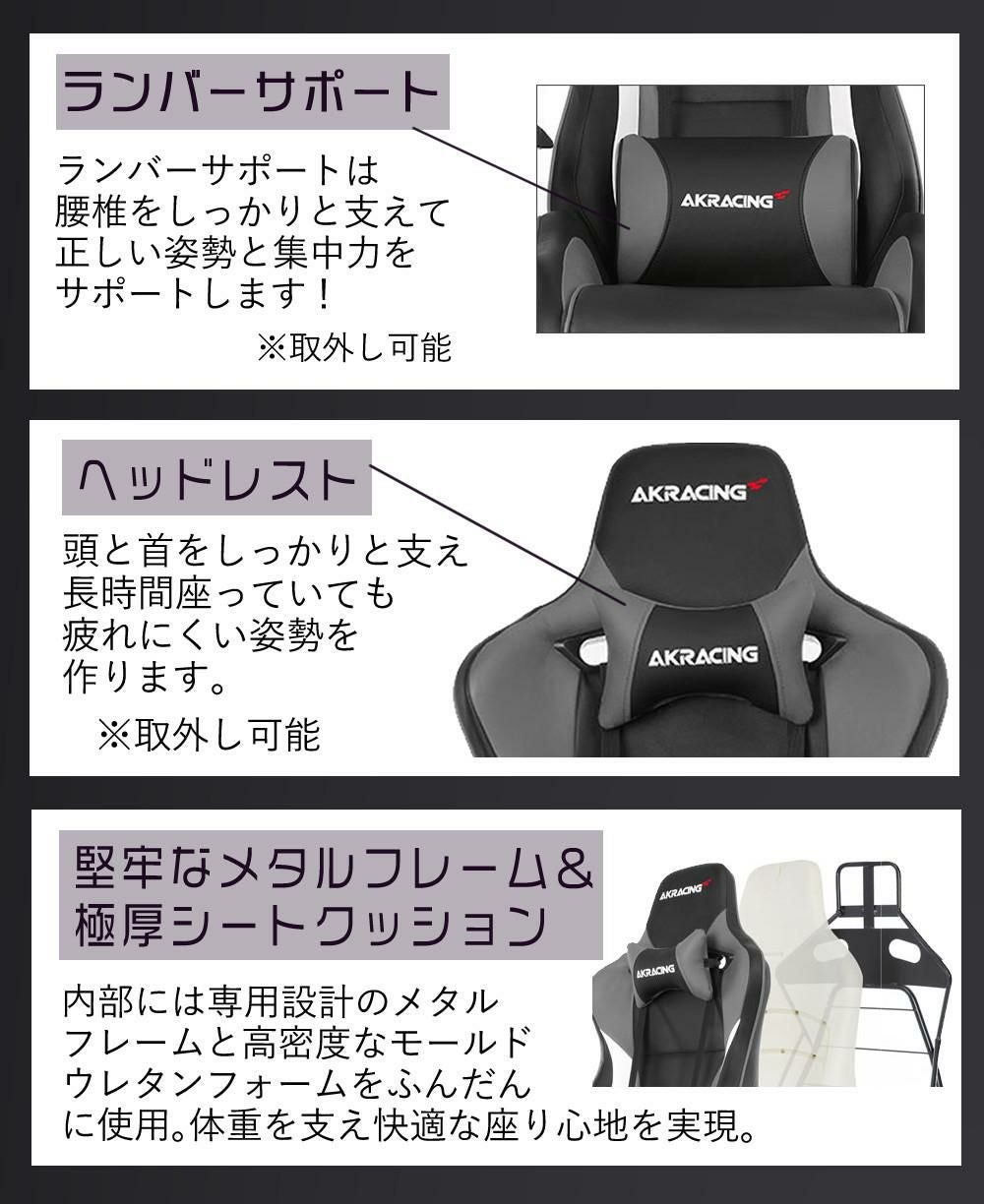 保革クリームレビュー特典付き  AKRACING AKレーシング Pro-X V2 Gaming Chair ゲーミングチェアラッピング不可