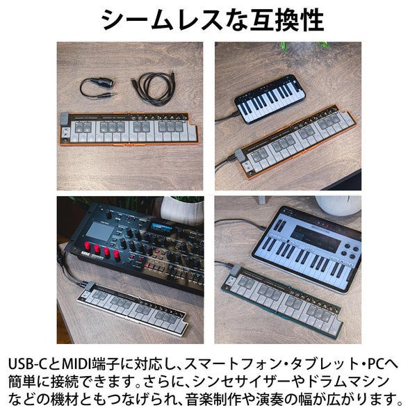 KORG MIDIコントローラー nanoKEY Fold  VOX ピック セット