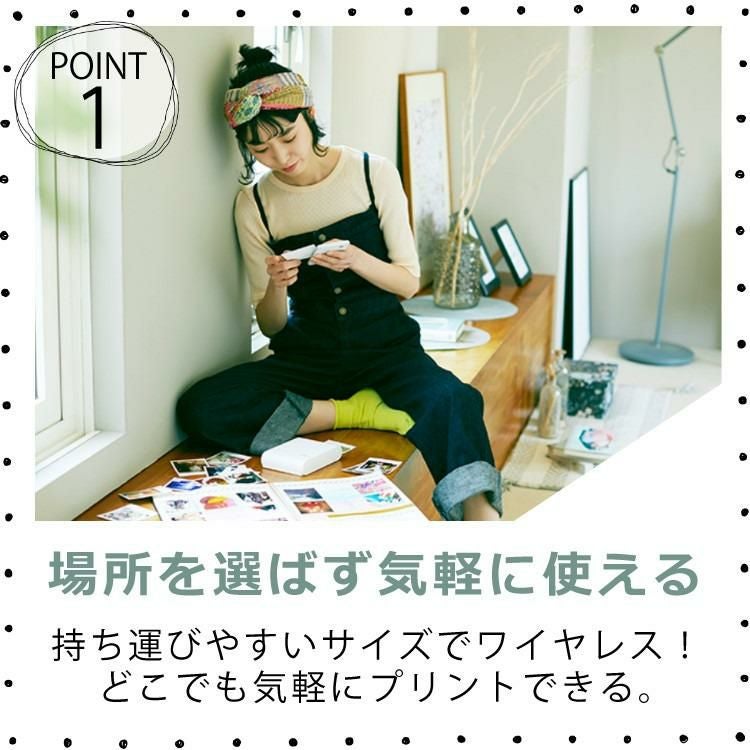 キヤノン フォトプリンター SELPHY SQUARE QX10 ホワイト＆ 用紙40枚セット