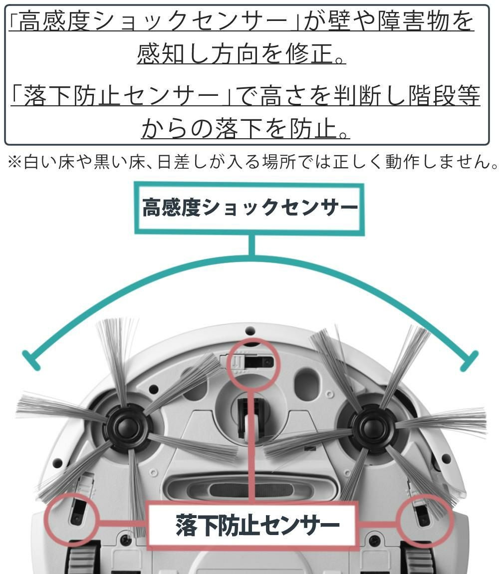 AiMY ロボットクリーナー AIM-RC32 ホワイト AIM-RC32専用モップキット付 2点セット