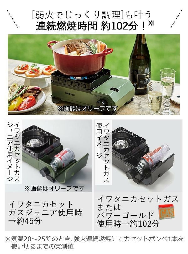 イワタニ タフまるジュニア CB-ODX-JR カセットガス＆収納ケース付きセット