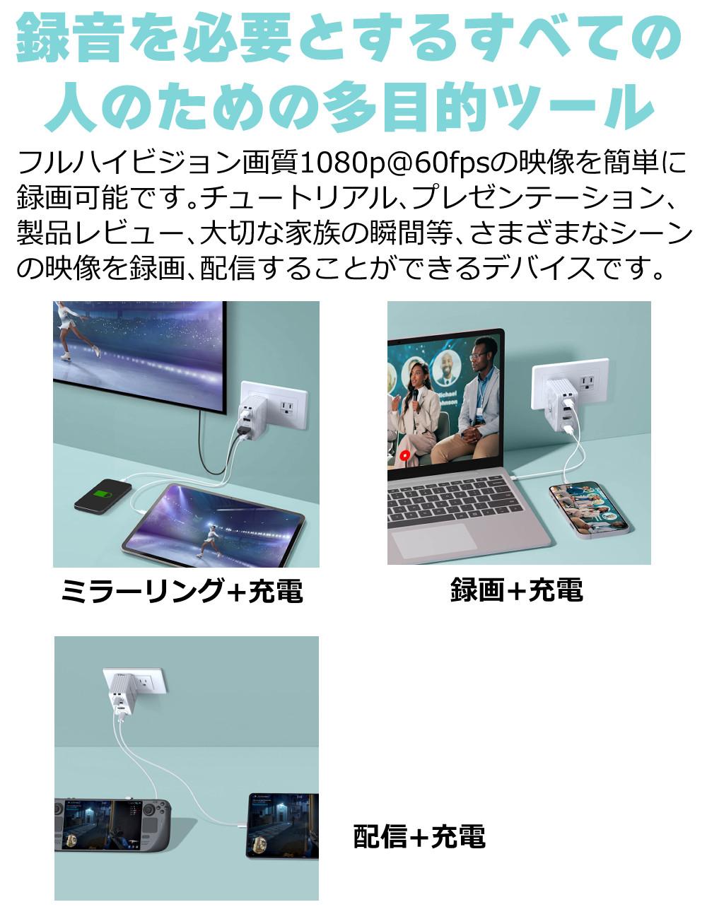 アバーメディア ライブジェネレータポケット AVerMedia LIVE GENERATOR POCKET GC313PWH HDMIケーブル付きセット