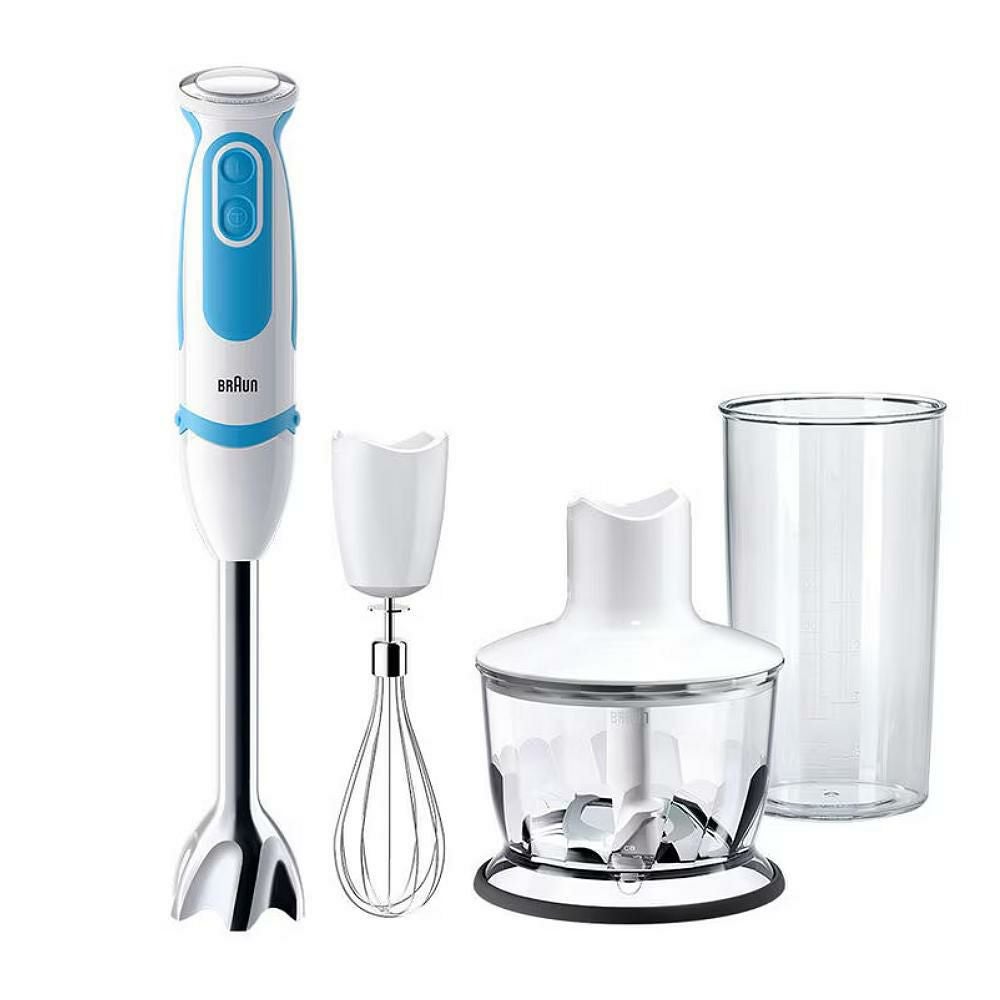 格安！早い者勝ち！新品未使用！BRAUN ハンドブレンダー 付属品付き Braun ハンドブレンダー MQ10201MWH 1台3役 300W