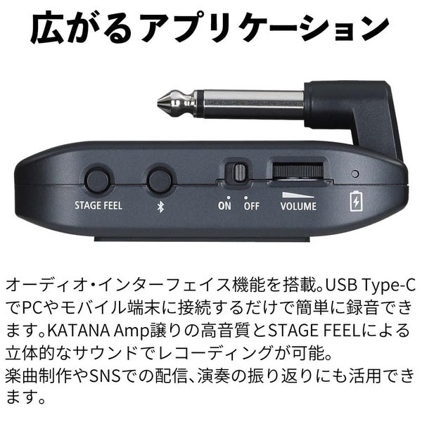 BOSS KATANA:GO KTN-GO2 ピック4種 ヘッドホンセット