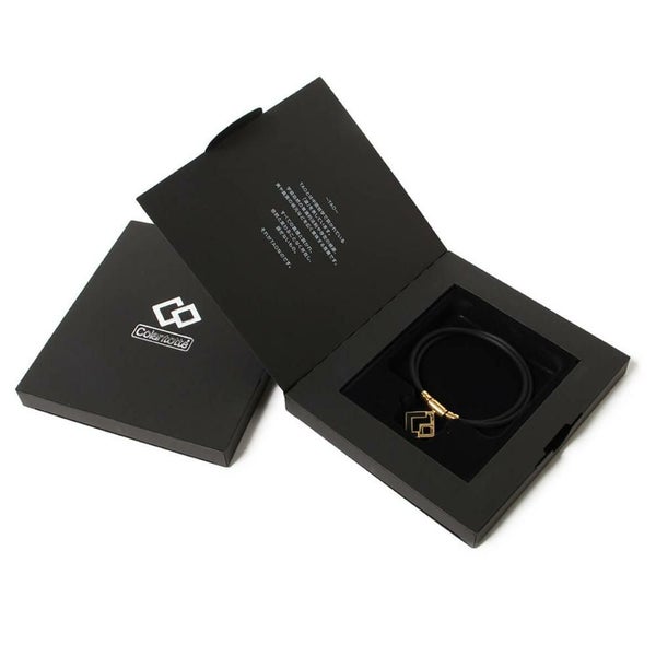 コラントッテ 磁気ネックレス TAO ネックレスα ARAN ブラック シルバー Lサイズ ABARD37L スポーツネックレス ユニセックス