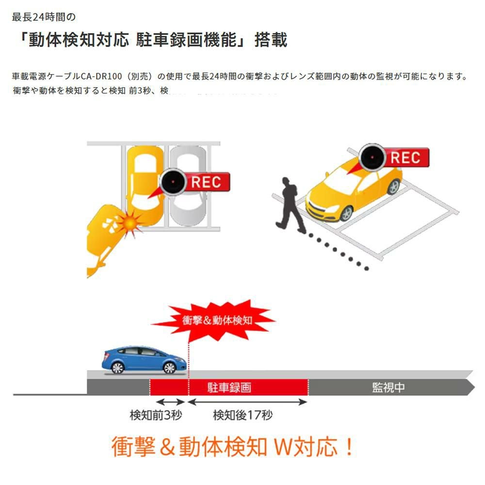 ケンウッド ドライブレコーダー  DRV-R30S