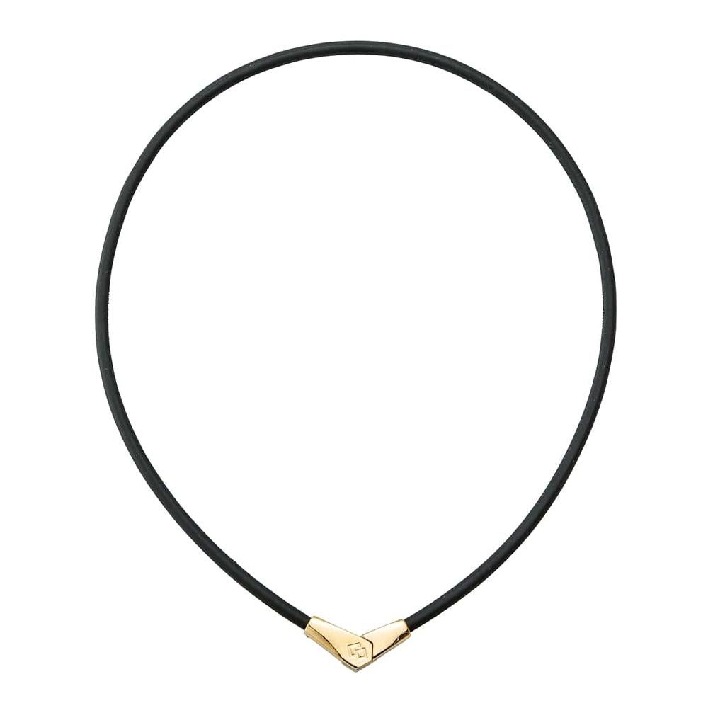 コラントッテ 磁気ネックレス ブラック×ゴールド ネックレス ALT オルト スポーツネックレス メンズ レディース ABARA52