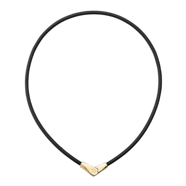 コラントッテ 磁気ネックレス ブラック×ゴールド ネックレス ALT オルト スポーツネックレス メンズ レディース ABARA52