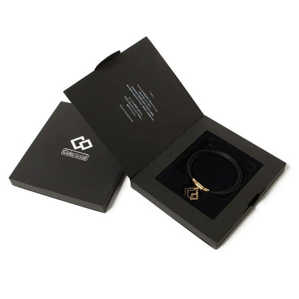 コラントッテ 磁気ネックレス ブラック クラシックゴールド LLサイズ TAO ネックレスα ARAN スポーツネックレス ABARD52LL