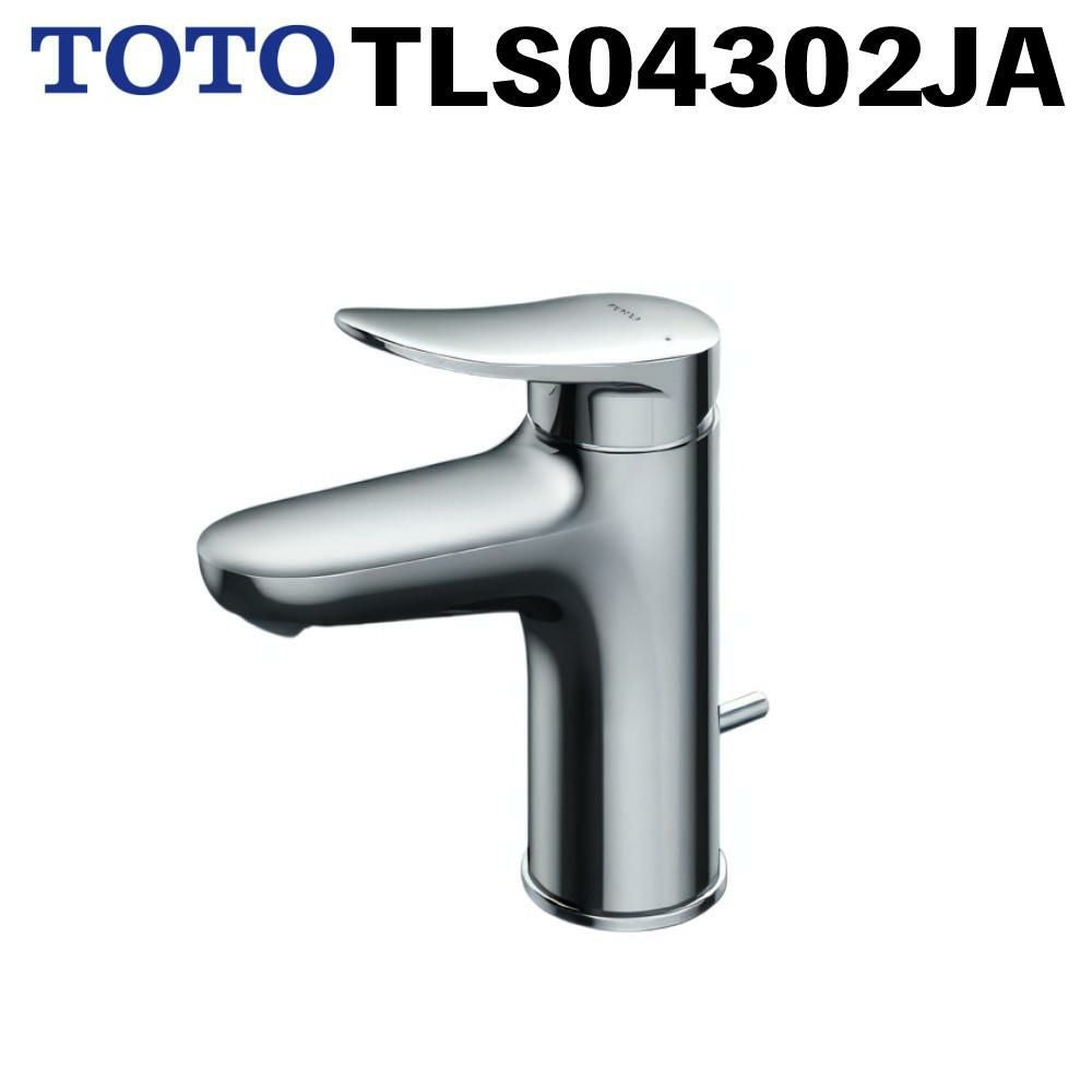 TOTO 洗面所水栓 台付1穴・エコシングル ワンプッシュ式 TLS04302JA