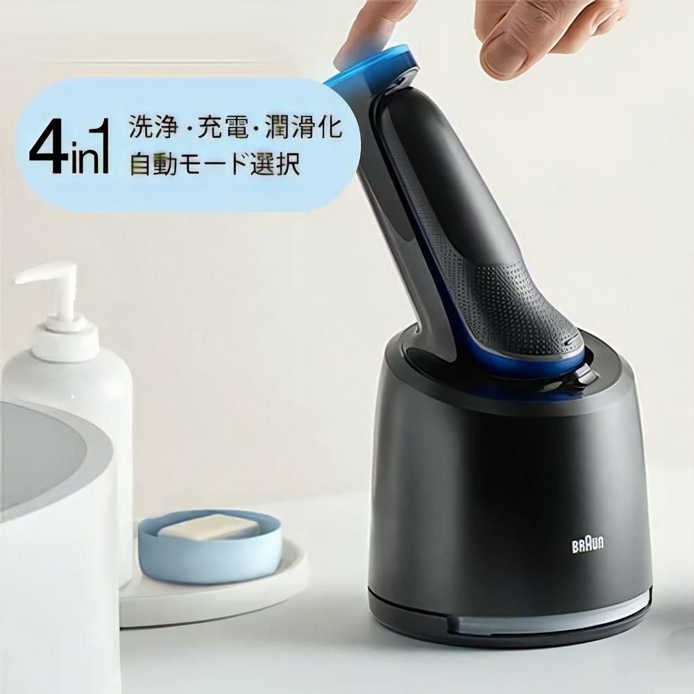 ブラウン Braun 密着シリーズ6 シェーバー ブルー 電動 髭剃り 充電式