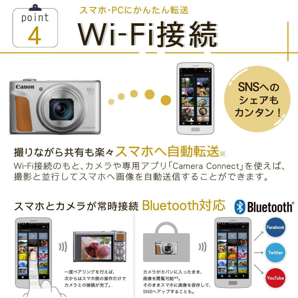 キヤノン デジタルカメラ PowerShot SX740 HS ブラック パワーショット