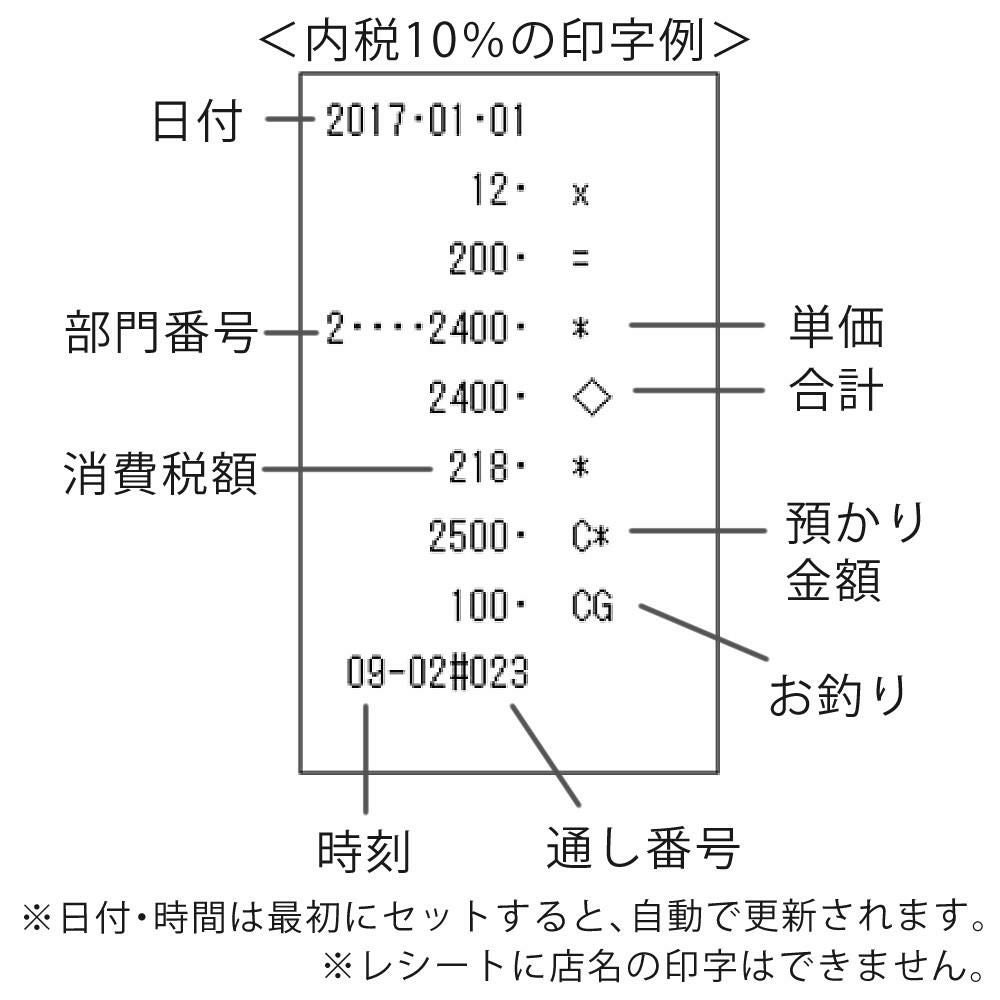 CLOVER JET120 レジスタ　説明書あり‼️ CLOVER JET120普通紙レジスター 説明書、レジシート、鍵付き 【公式通販】
