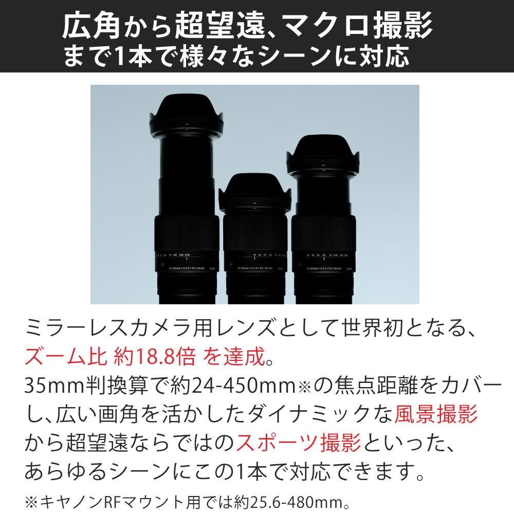 レビューでプレゼント）シグマ 16-300mm F3.5-6.7 DC OS（C） 富士