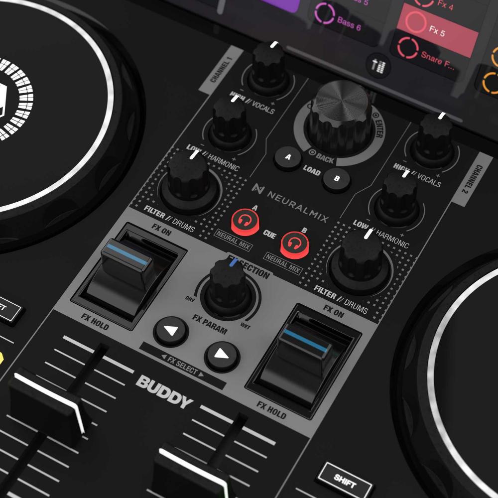 Reloop Buddy DJコントローラー djay専用 ケーブル・ヘッドホン