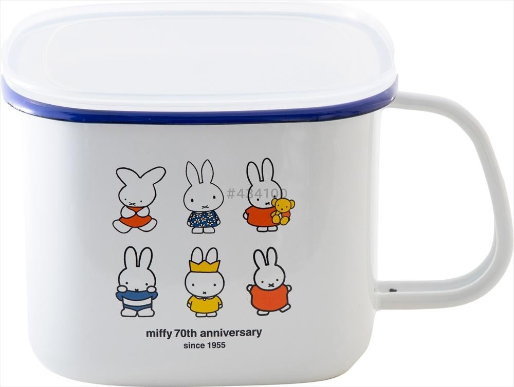 富士ホーロー ミッフィー 70周年シリーズ 保存容器 みそポット MF70-KP