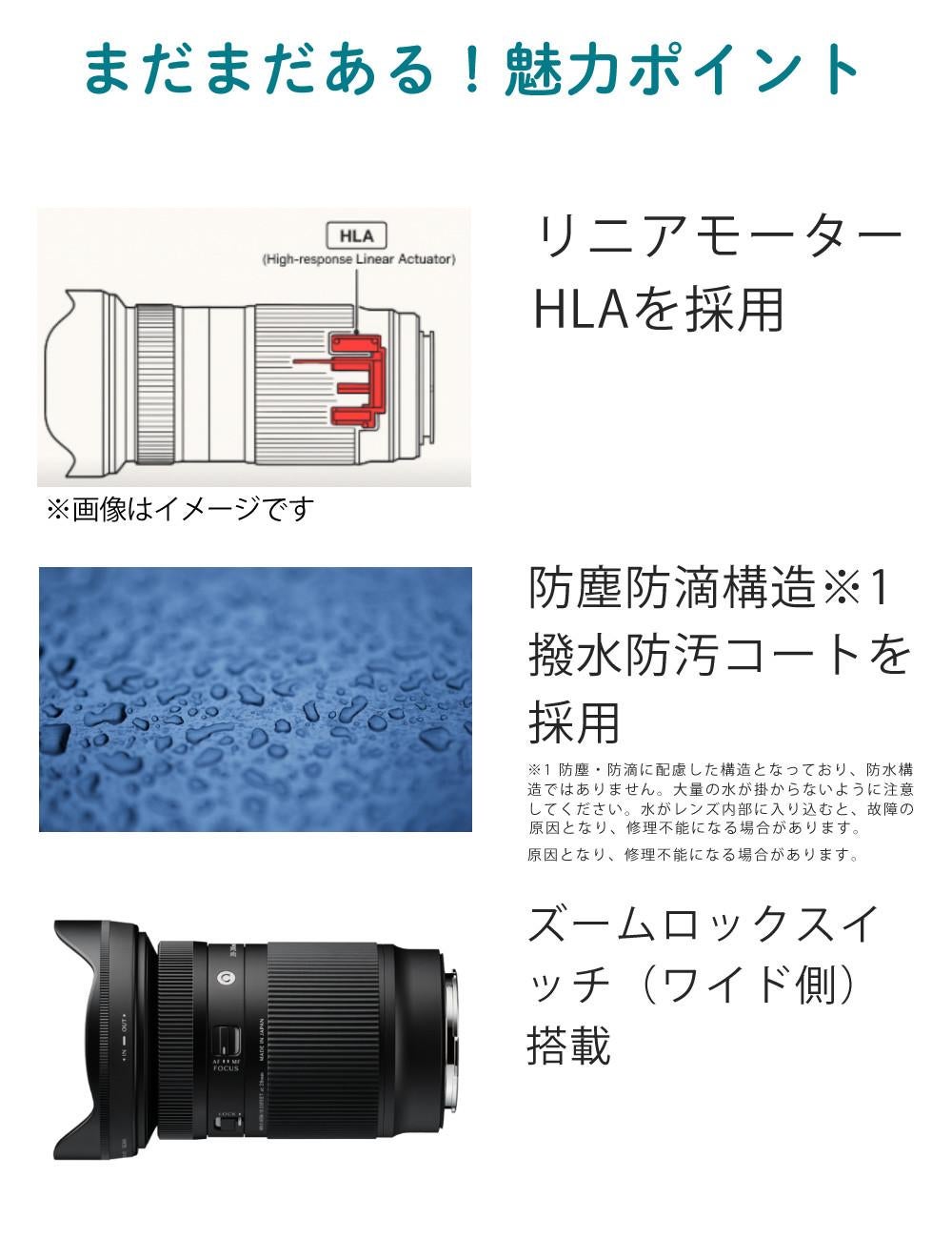 レンズ保護フィルター付 シグマ 20-200mm F3.5-6.3 DG（C）ソニーE