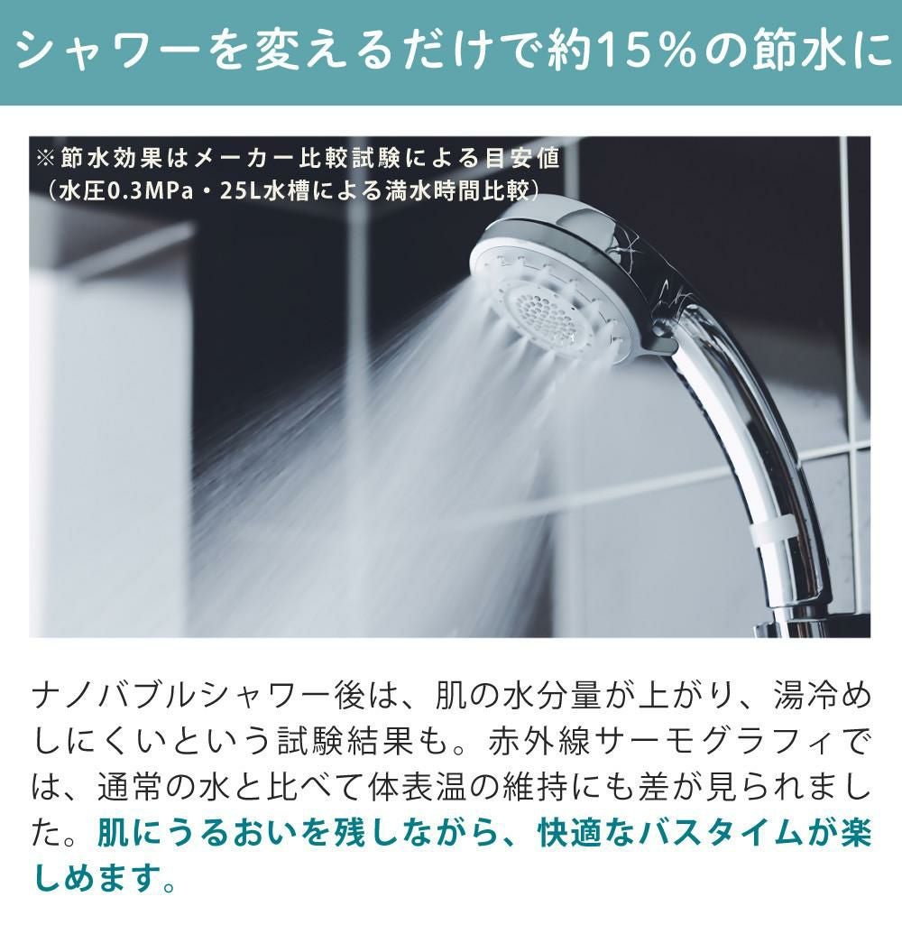 クロス付セット】日本電興 水栓器具 ナノバブル発生キットSE ND-SESH