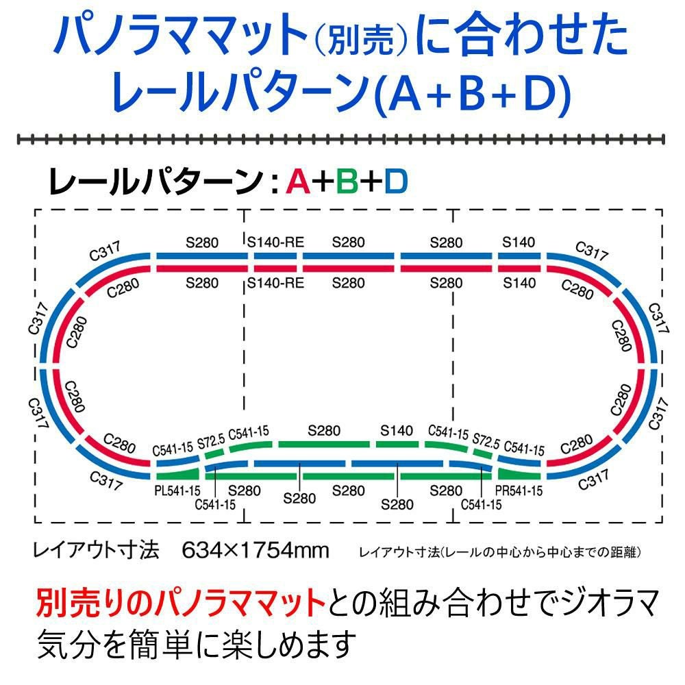 TOMIX 鉄道模型 Nゲージ マイプラン DT-PC F レールセット 入門 線路