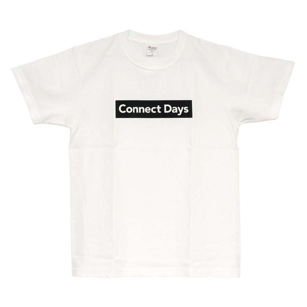 Connect Days コネクトデイズ プリント Tシャツ ホワイト Mサイズ