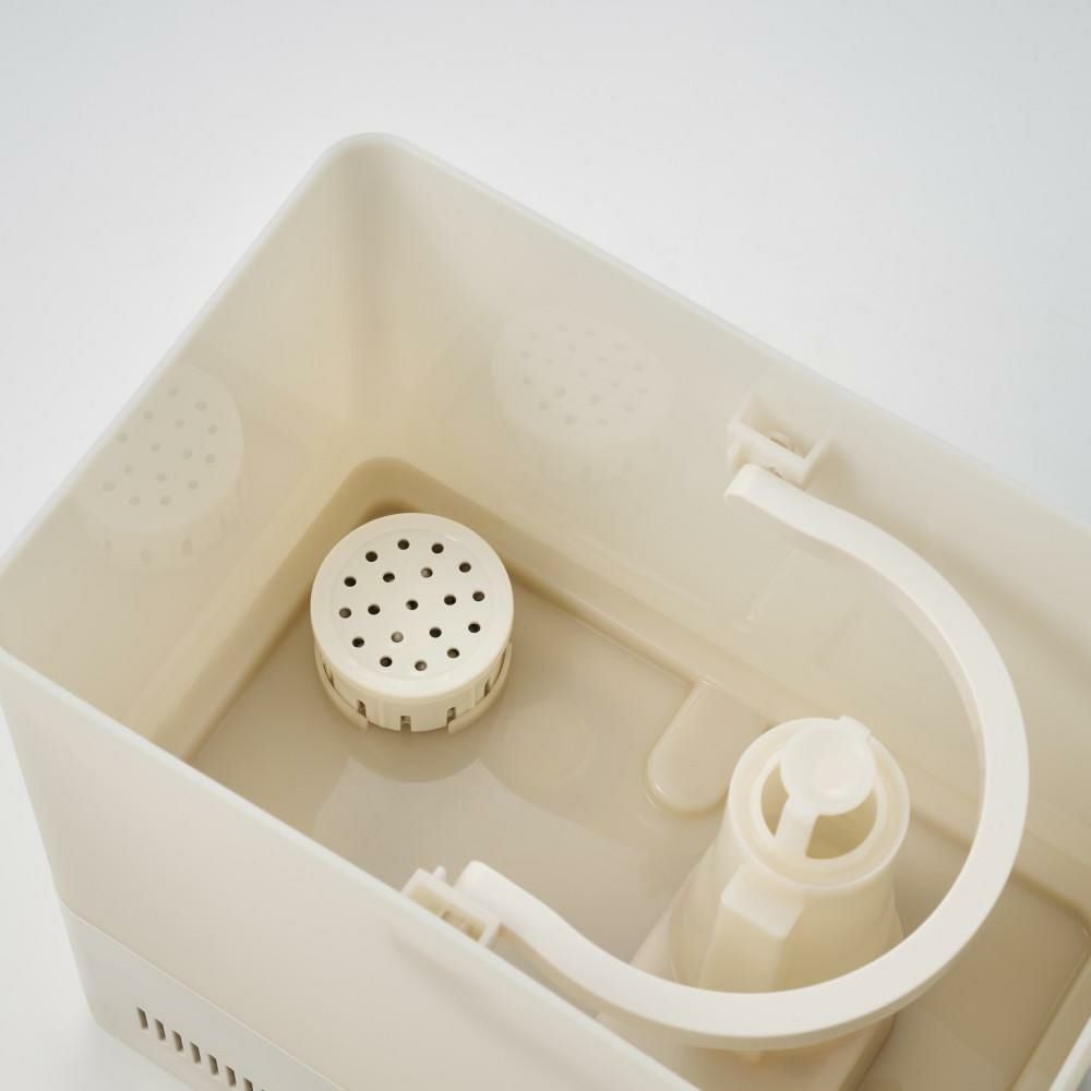 QUADS 超音波式 加湿器 エルモイスト QS540 アイボリー グレー