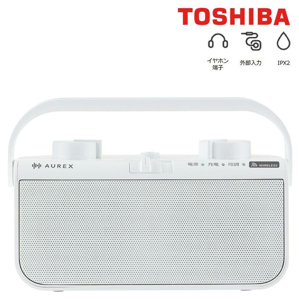 東芝 テレビ用スピーカー（ワイヤレス）AX-WST21 TOSHIBA ホワイト 子