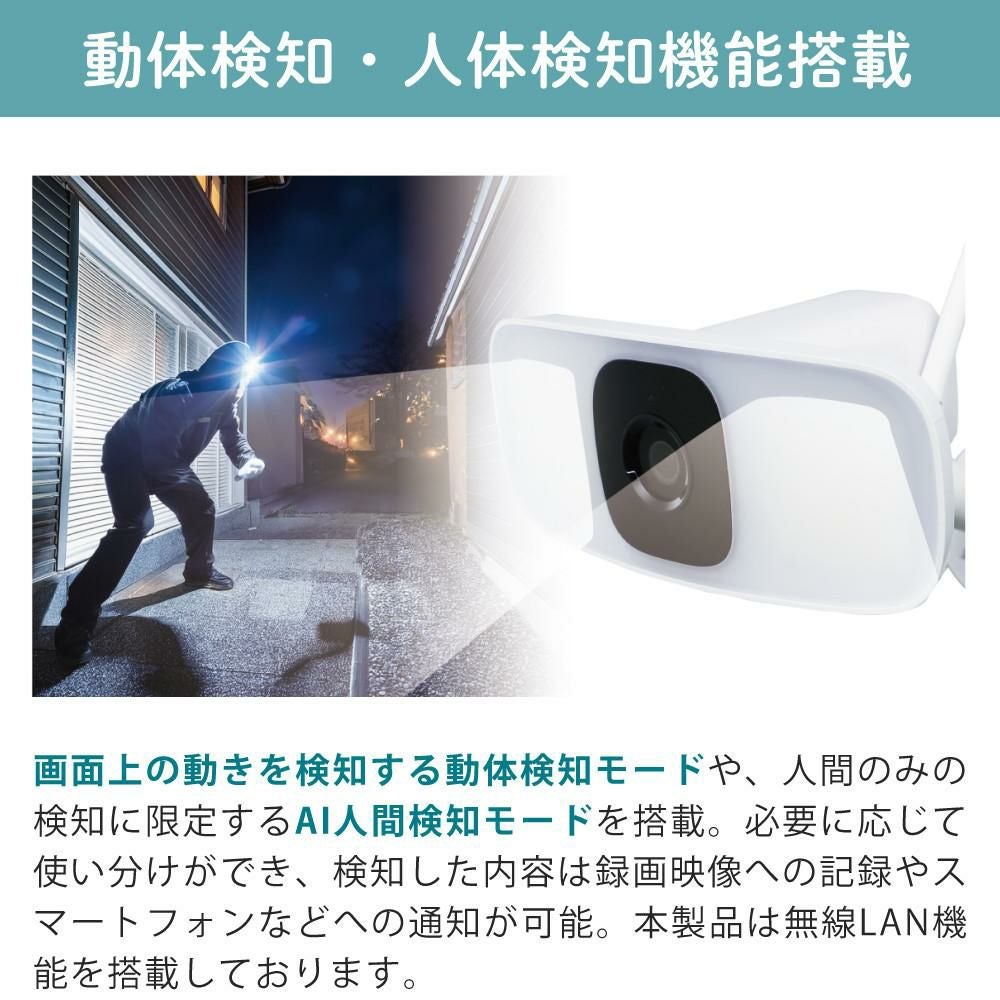 DXアンテナ 追っかけワイヤレスカメラ 防犯カメラ CNW4CPF1 microSDHC