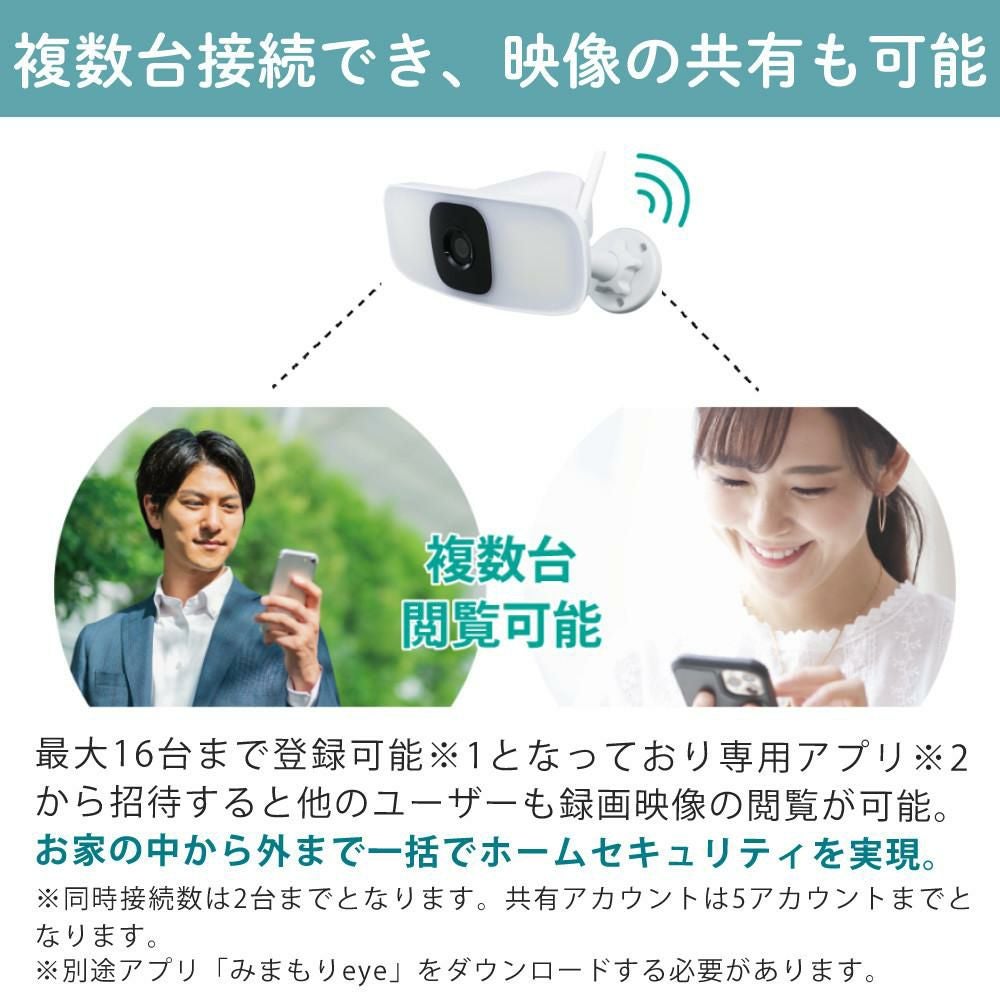 DXアンテナ 追っかけワイヤレスカメラ 防犯カメラ CNW4CPF1 microSDHC