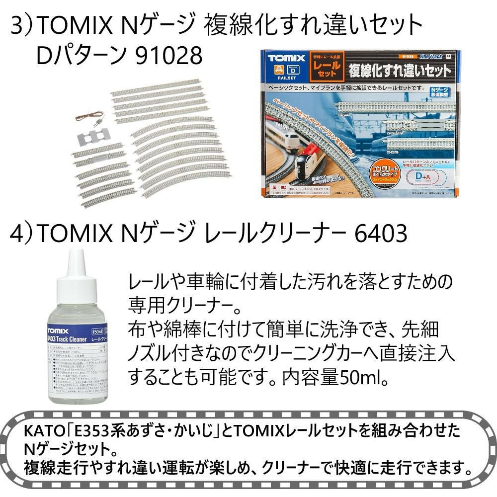 TOMIX KATOレールセット KATOとTOMIXのレールを繋ぐ！【Nゲージ】 – 鉄道模型部