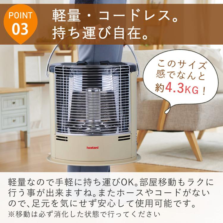 イワタニ カセットガスストーブ デカ暖3 CB-STV-DKD3 アイボリー