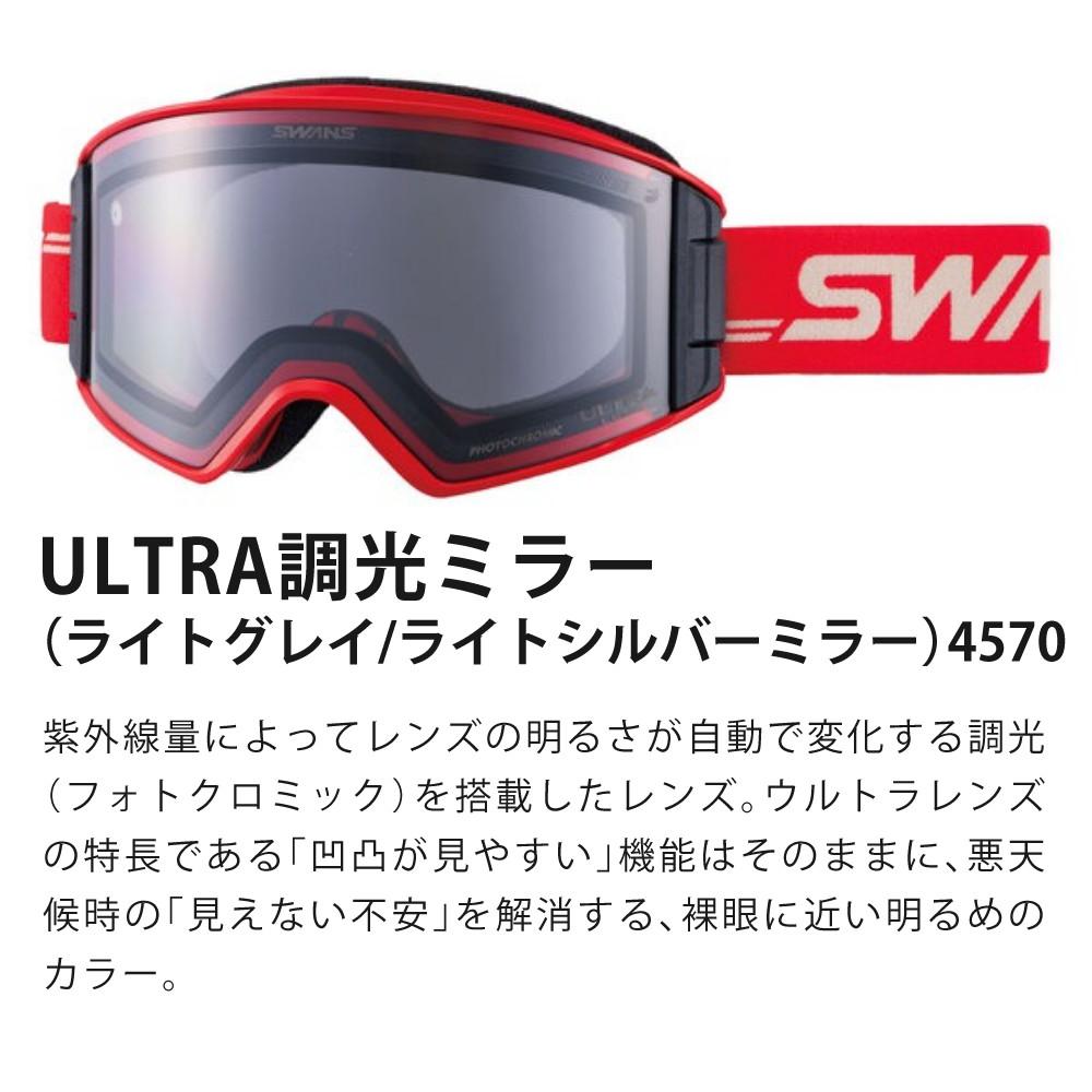 スワンズ ゴーグル OUTBACK OB-MDH-CU-LG GLR ライトシルバーミラー