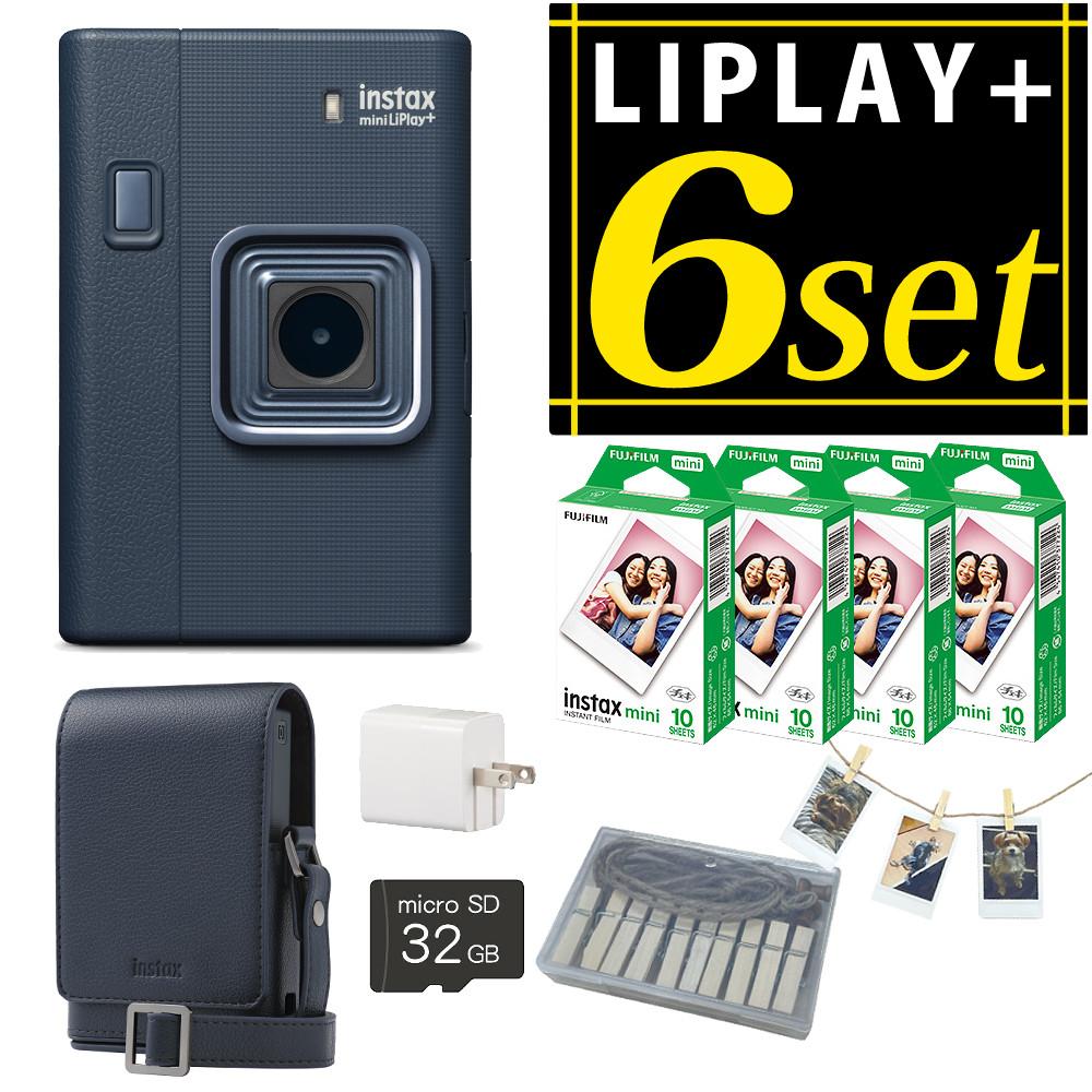 富士フイルム チェキ instax mini LiPlay+ ミッドナイトブルー 純正