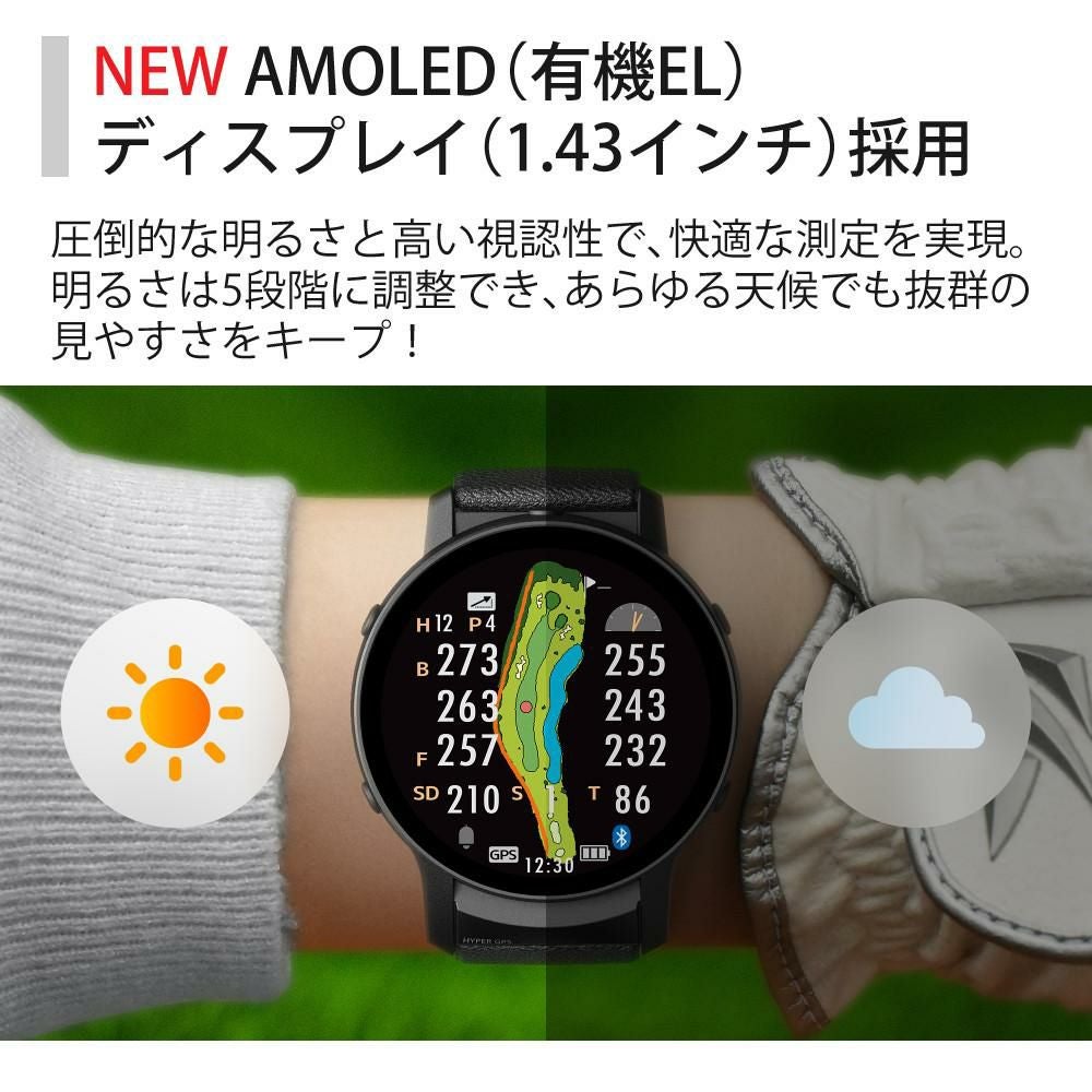 グリーンオン GPSナビ ゴルフウォッチ GS601 ティー付き GreenOn THE