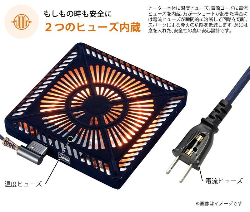 メトロ電気工業 こたつ用取替ヒーター こたつヒーター DKB 静音 MHU