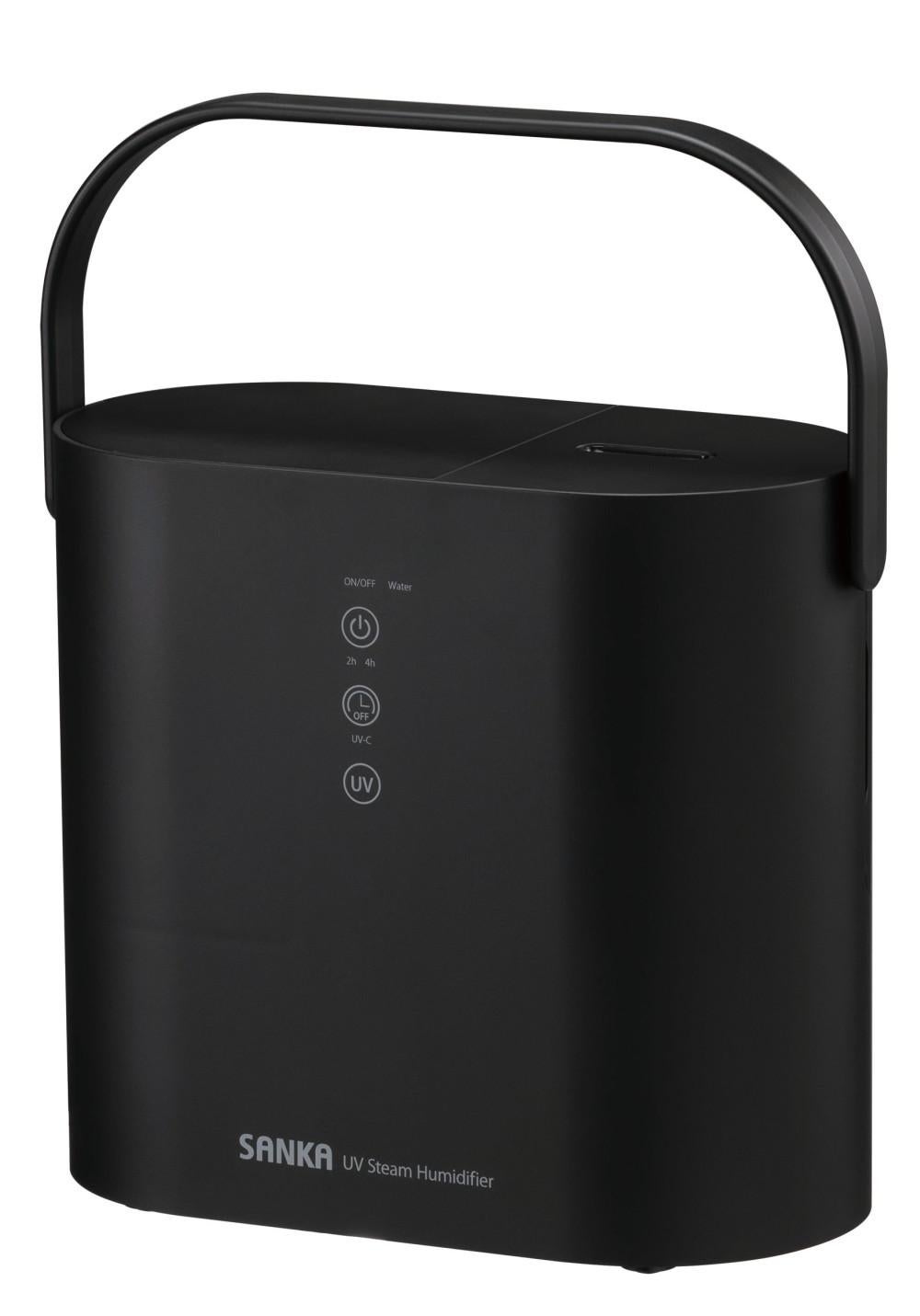 サンカ UVスチーム式加湿器 SSH-2100UVBK ブラック | ホームショッピング