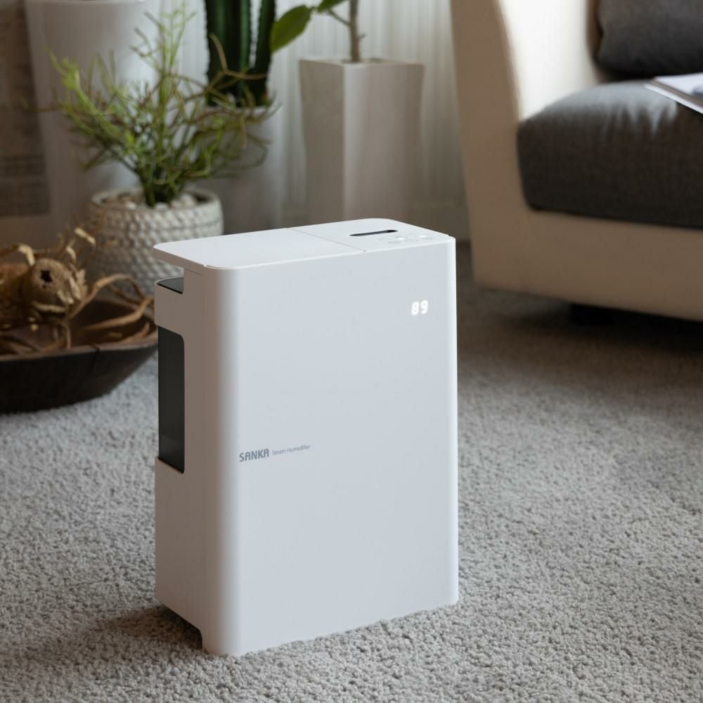サンカ スチーム式加湿器 SSH-4000WH ホワイト | ホームショッピング