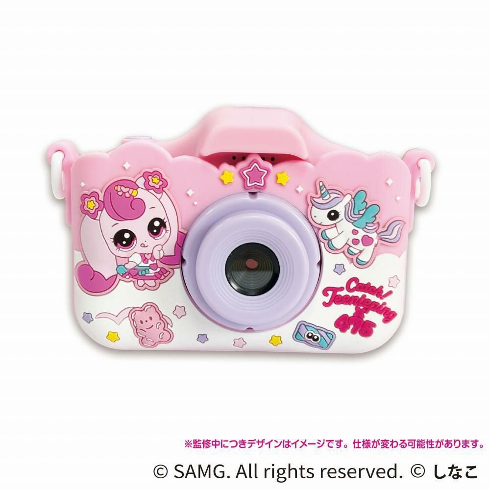 プリンセスティニピン　カメラ FULL HD 64GB　4800万画素　ゲーム カヨトイズ キッズトイカメラ ティニピン×しなこ コラボモデル
