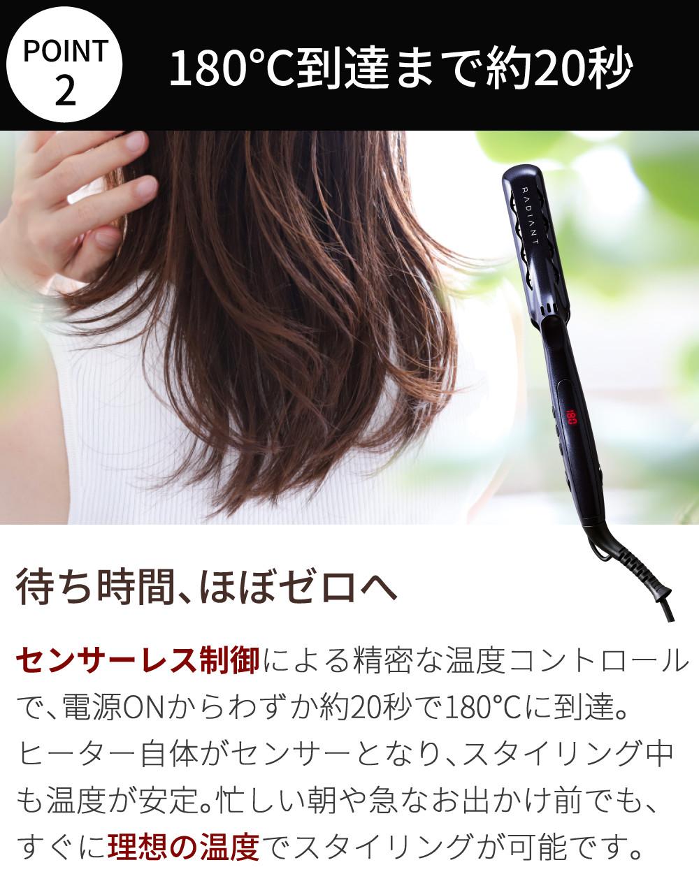 ラディアント ストレートアイロン シルクプロアイロン 28mm LM-125-GB