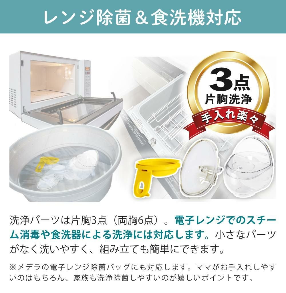 メデラ 電動搾乳機 モーションインブラ 片胸タイプ チューブレス 搾乳