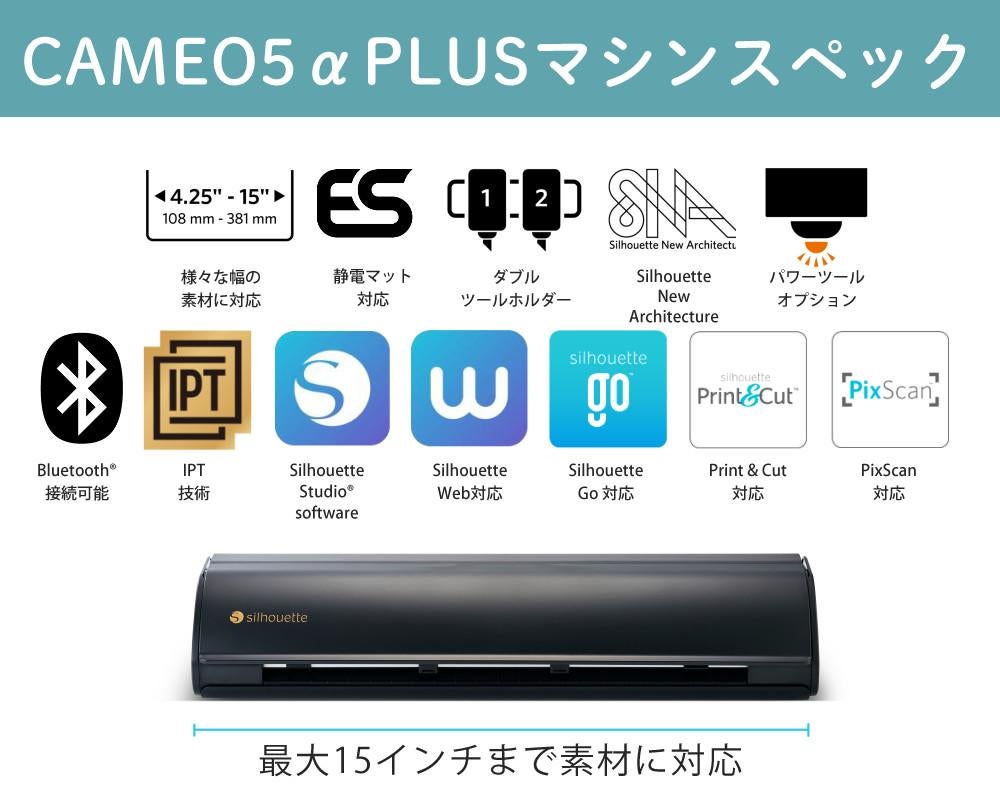 シルエットジャパン カッティングマシン シルエットカメオ5αプラス
