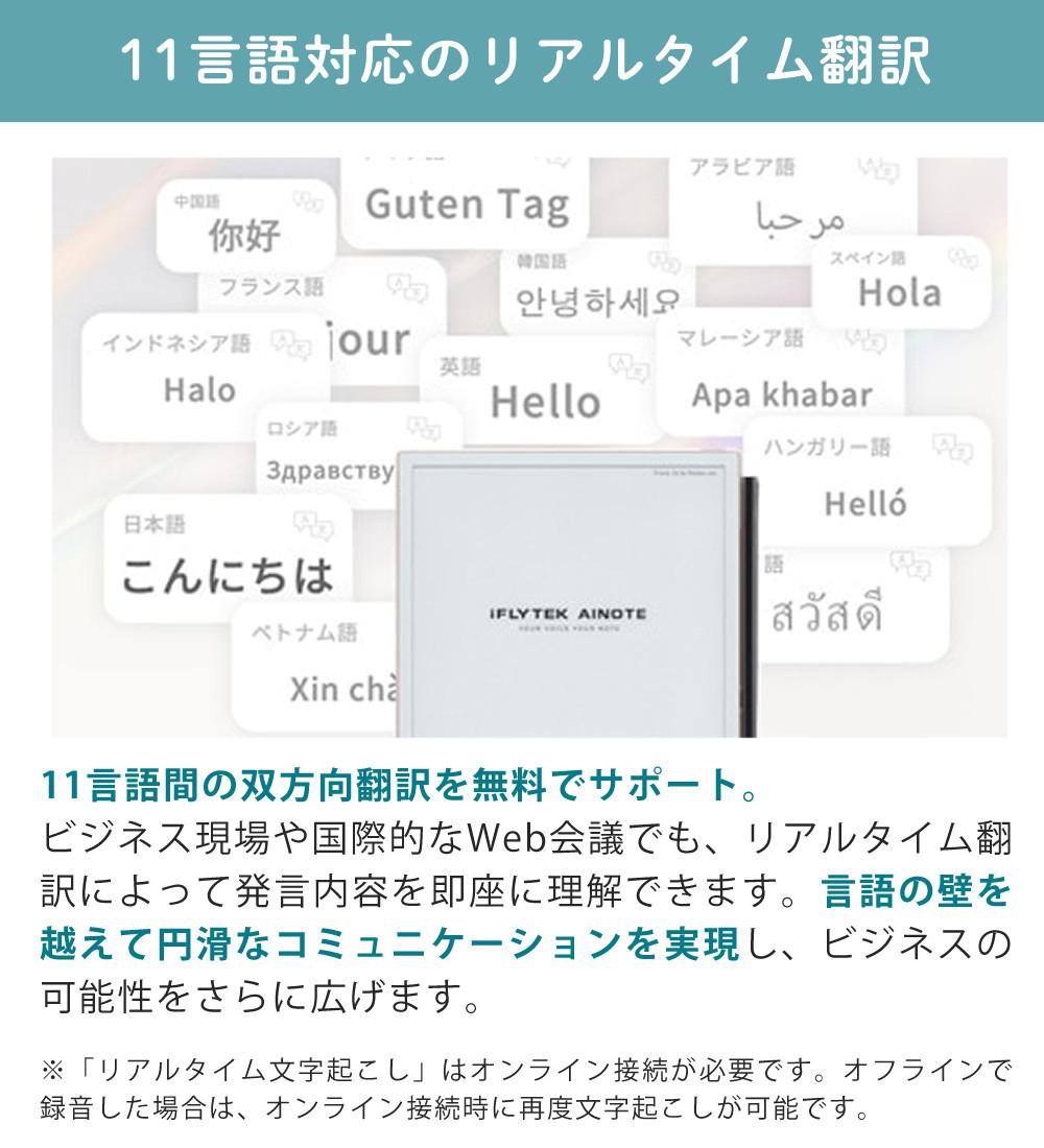 iFLYTEK スマートノート 電子ノート AINOTE2 10.65インチ AIスマート