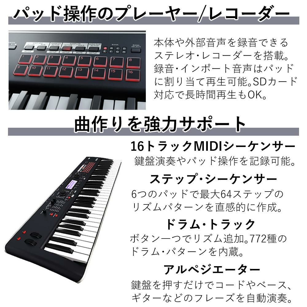 KORG シンセサイザー 61鍵 ダークブルー 軽量モデル KROSS2 SCケース付