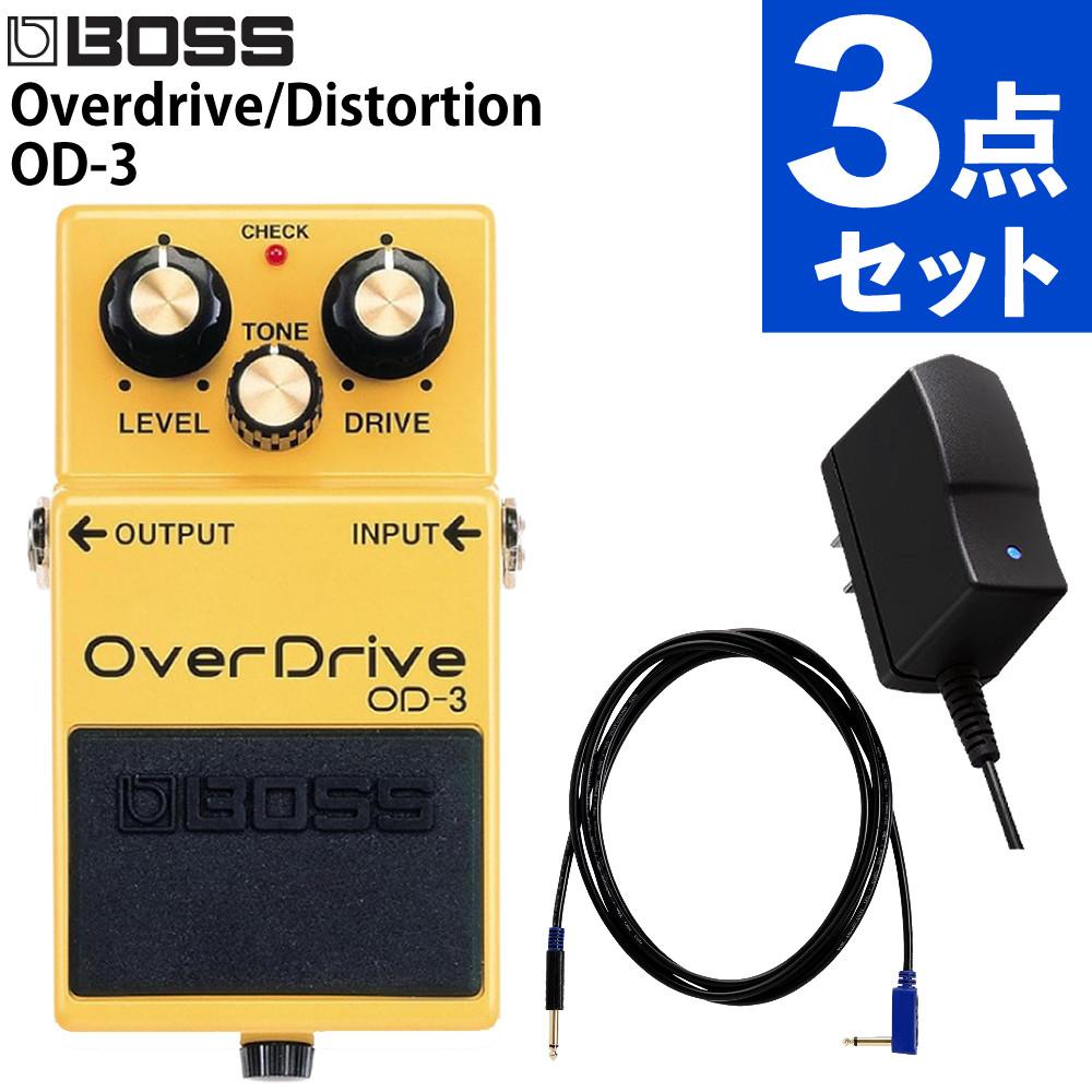 BOSS エフェクター Overdrive/Distortion OD-3 PSA-100S2 VOX VGS-30付 BOSS エフェクター Overdrive/Distortion OD-3 PSA-100S2 VOX VGS-30付