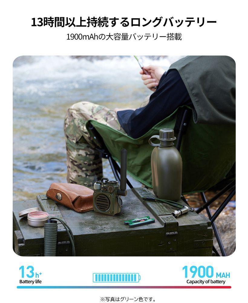 MUZEN Wild Mini 第3世代 Bluetoothスピーカー MW-PVXI3G ジャングル